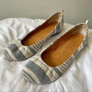 Nine West Carmen Flat Blue Sz 7.5